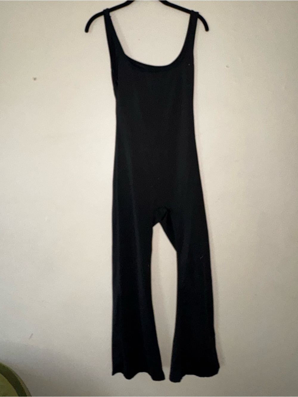Black Sleeveless Scoop-Neck Jumpsuit